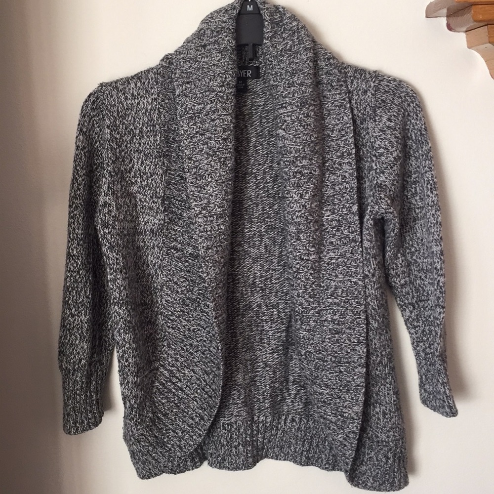 Black / Gray / White cardigan